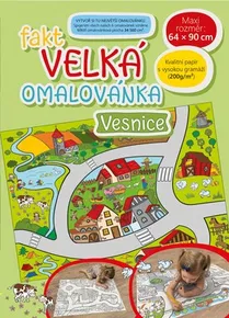 Wirklich großes Malbuch – Village